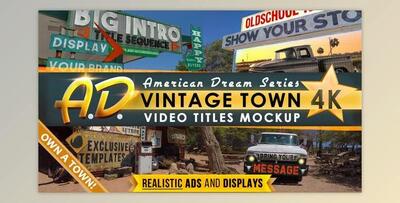 Vintage Town Titles Intro - AD (Videohive 31902618) - AE Project