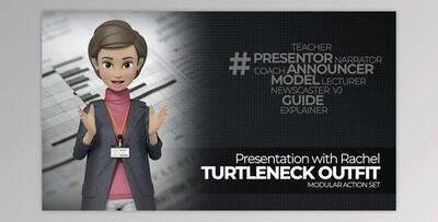 Presentation With Rachel Turtleneck Outfit (Videohive 25387485) - AE Project