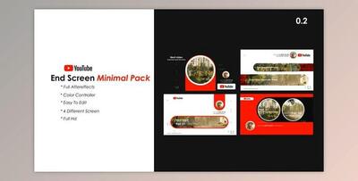 Youtube End Screen Pack 2 (Videohive 45846731) - AE Project