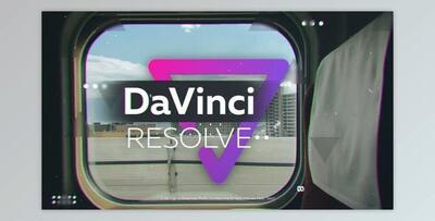 Triangle Opener DaVinci Resolve (VideoHive 36532358)