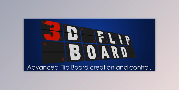 Aescripts 3D Flip Board v1.18 (WIN, MAC)