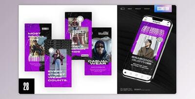 Urban Streetwear Instagram Stories (Videohive 43434215) - AE Project