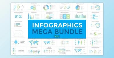 Infographics Mega Bundle V3 (Videohive 19185270)