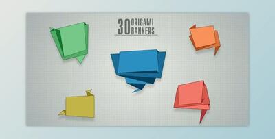 30 Origami Banners (Videohive 10741264) - AE Project