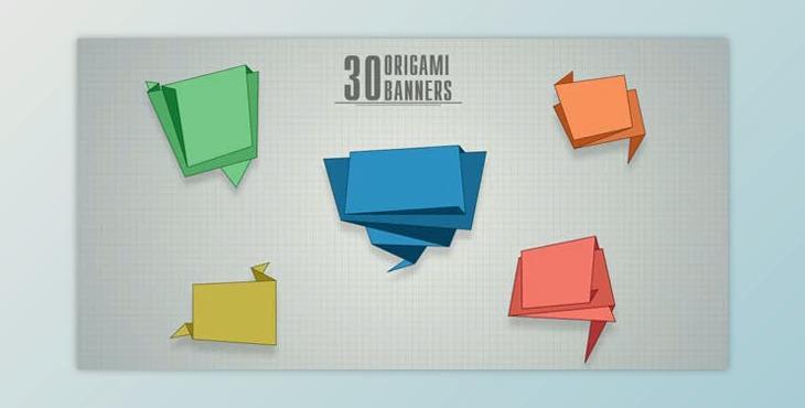 30 Origami Banners (Videohive 10741264) - AE Project