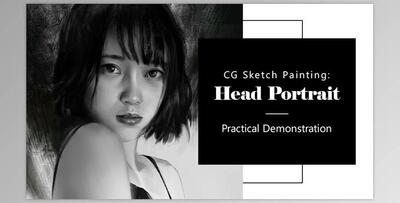 Wingfox – CG Sketch Painting – Head Portrait