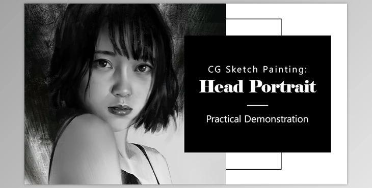 Wingfox – CG Sketch Painting – Head Portrait