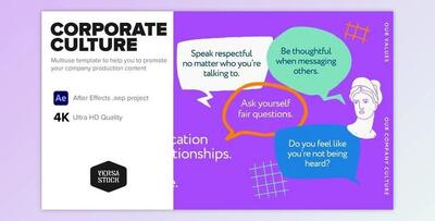 Corporate Culture Values Book Introduction Promo (Videohive 33397335) - AE Project