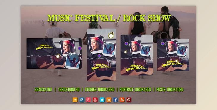 Music Festival Rock Show (Videohive 38881915) - AE Project