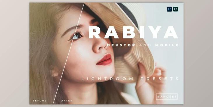 Rabiya Desktop and Mobile Lightroom Preset by Bangset