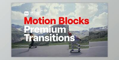 Premium Transitions Motion Blocks (Videohive 49797652) - AE Project
