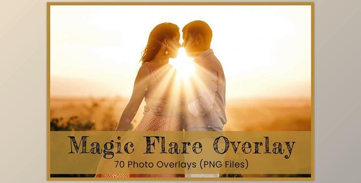 70 Magic Flare Photoshop Overlays Creativemarket - 12756090