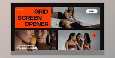 Grid Multiscreen Opener (Videohive 37870593) - AE Project