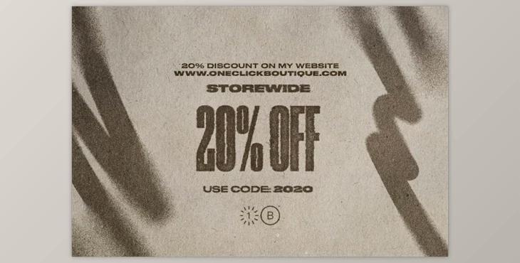 The Ink Stamp Distresser – One Click (PSD, PAT, ATN)