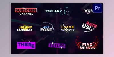 Expressive Titles - Premiere Pro MOGRT (Videohive 33132728) - PR Project