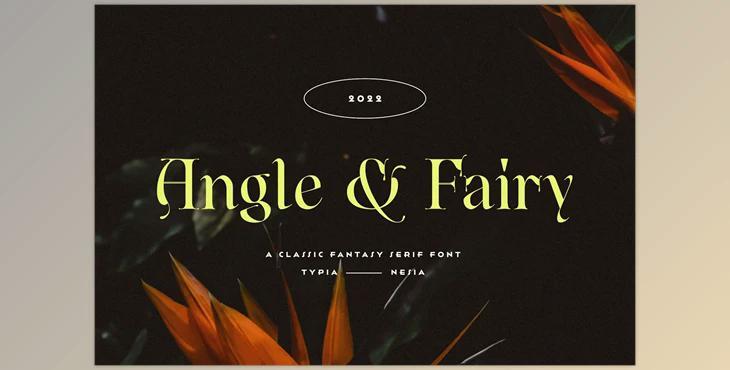 Angle & Fairy – Classic Vintage Fantasy Serif