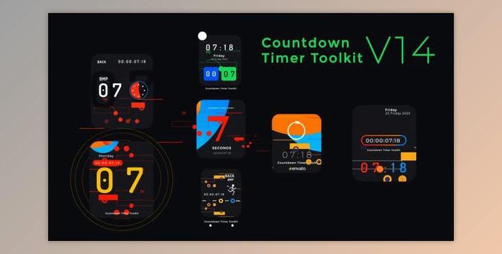 Countdown Timer Toolkit V14 (Videohive 40292481) - AE Project