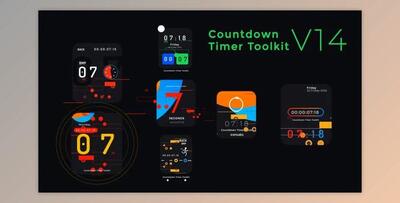 Countdown Timer Toolkit V14 (Videohive 40292481) - AE Project
