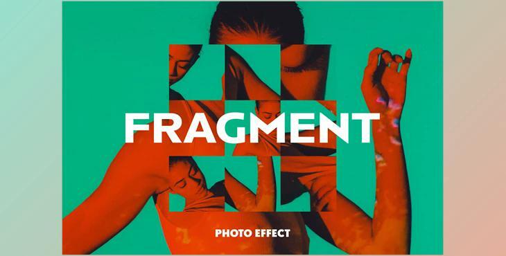 Collage Fragments Photo Effect - 92465456