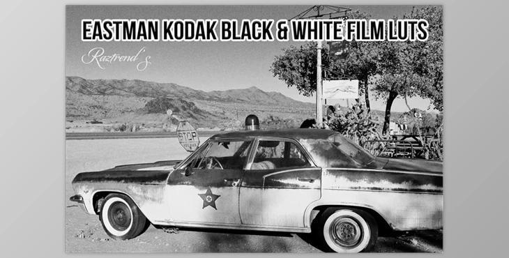 Eastman Kodak Black and White Films LUTs