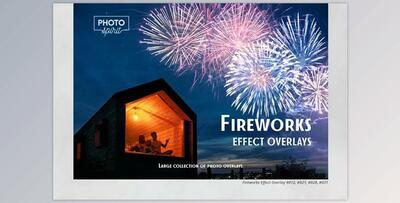 Fireworks Effect Overlays CreativeMarket - 6791171