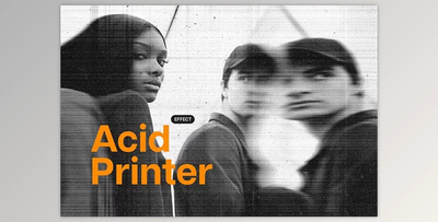 Distorted Printer Photo Effect - 92083239