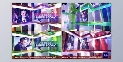 News Program Opener-Talk Show Opener V-3 (Videohive 48159958) - AE Project