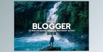 20 Travel Blogger Presets & Action By Effect-Hub (Mob, Desk)