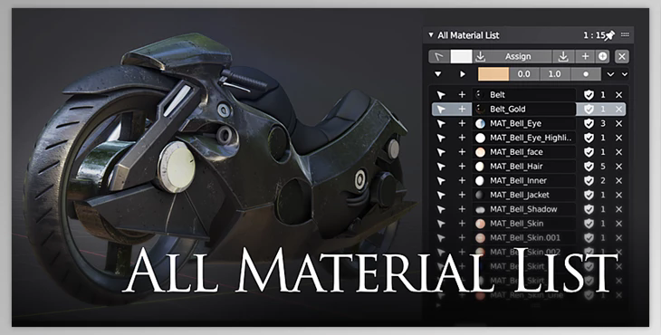 BlenderMarket - All Material List v2.7.58