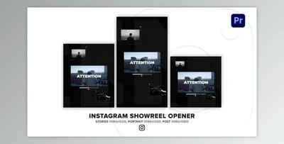 Instagram Showreel Opener for Premiere Pro (Videohive 34558687)