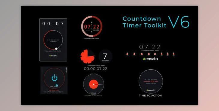 Countdown Timer Toolkit V6 (Videohive 37300927) - AE Project