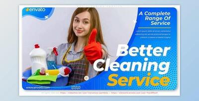 Cleaning Service Promo (Videohive 30943857) - AE Project