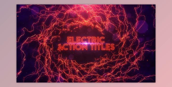 Electric Action Titles (Videohive 32904674) - AE Project