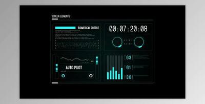 HUD Screen Bio Output (Videohive 50811361) - AE Project