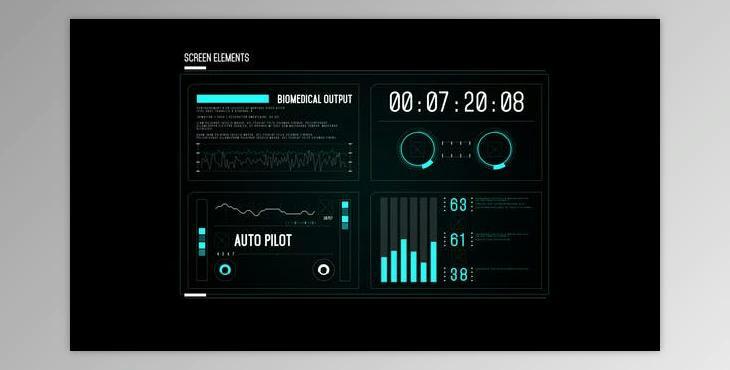 HUD Screen Bio Output (Videohive 50811361) - AE Project
