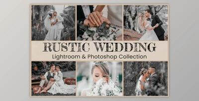 10 Rustic Wedding Photo Edit Collection