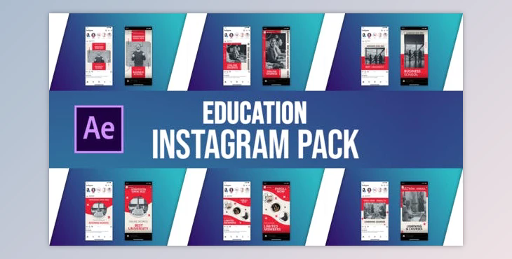 Education Instagram Pack for After Effects (Videohive 36005115) - AE Project