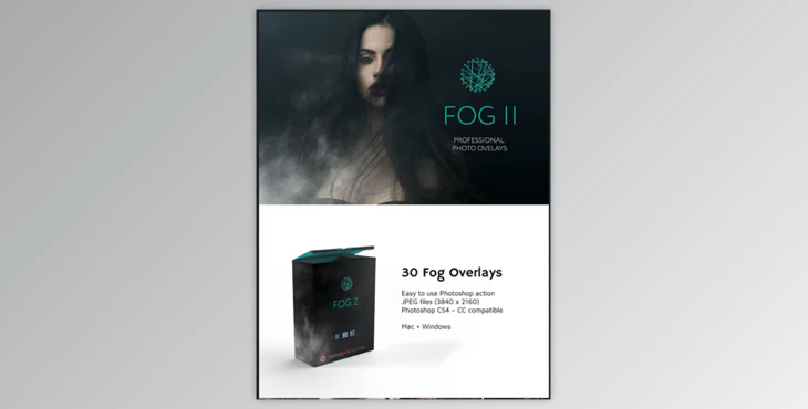 30 Fog Photo Overlays 2.0 By PhotoEffectsStore (JPG, ATN)