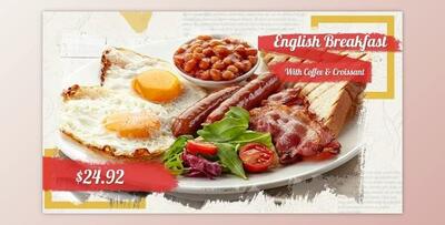 Restaurant Food Slideshow (Videohive 32194067) - AE Project