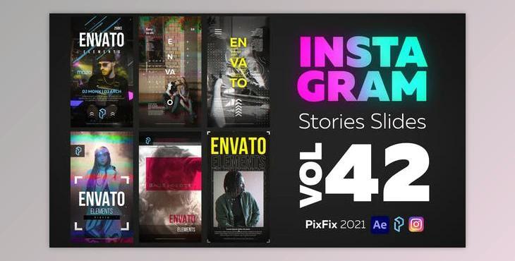 Instagram Stories Slides Vol. 42 (Videohive 34623655) - AE Project