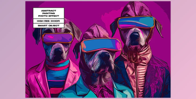 Abstract Painting Photo Effect Creative Market - 12735060