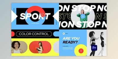 Youtube Sport Promo Opener for Premiere Pro (Videohive 34095218)