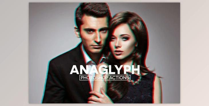 Anaglyph 3D Photoshop Actions