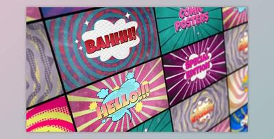 Cartoon Posters (Videohive 47932152) - AE Project