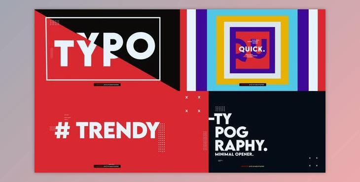 Minimalist Text Intro (Videohive 28609924) - AE Project