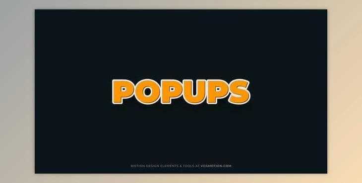 Titles // Popups (VideoHive 35831258) - AE Project