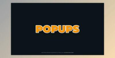 Titles // Popups (VideoHive 35831258) - AE Project