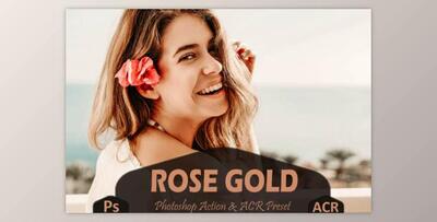 10 Rose Gold Photoshop Actions