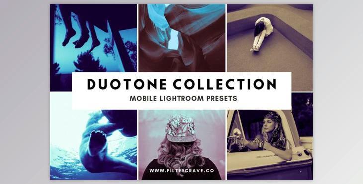 100+ Duotone Lightroom Presets - By Filtercrave (LRTEMPLATE)