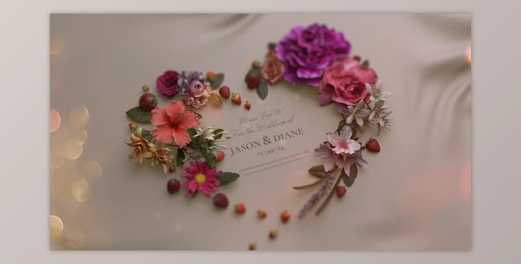Floral Wedding Slideshow (Videohive 44798936) - AE Project
